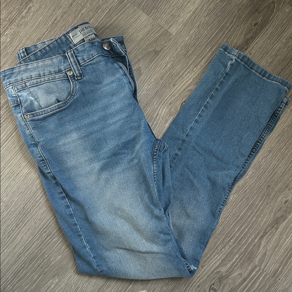 Men’s PD&C Stretch Slim Light Wash Jeans 34x32